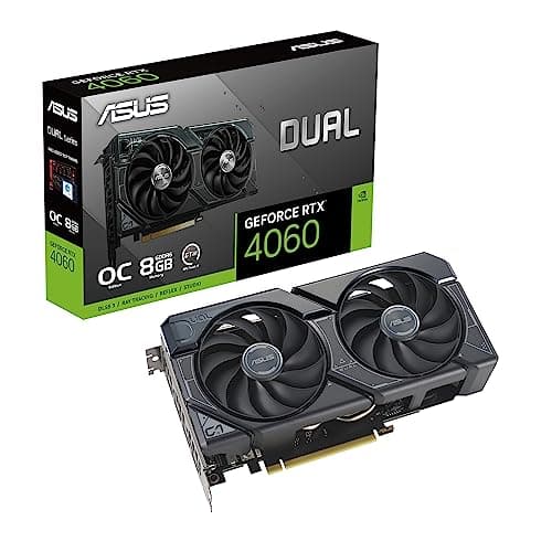 ASUS Dual GeForce RTX 4060 OC Edition 8GB GDDR6 Graphic Card DUAL-RTX4060-O8G