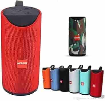 AXAGRT TG-113 Best Bluetooth Wireless Speaker for DJ Party, Outdoor, Bedroom with Great Sound, Super Bass, Portable, Rechargeable Supports TF/USB/Pen Drive/AUX (Multi-Color)