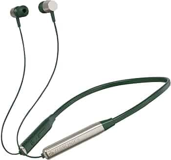 (Refurbished) ZEBRONICS Zeb-Evolve Wireless in Ear Neckband Earphone with Supporting BTv5.0, Voice Assistant, Rapid Charge, Up to 17H Playback, Dual P...