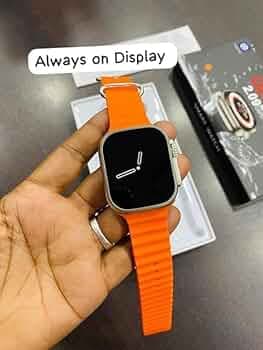 V3Deals T10 Ultra Smartwatch 2.09" inch Big Display Sleek Design Metal Body with 53mm Real Screws Calling Wireless Charging with Activity Tracker Comp...