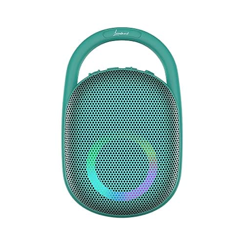 LANDMARK LM BT1102 Metal Grill Portable Wireless Speaker with 5W Immersive Sounds, RGB Lights, Bluetooth5.0, Up to 8hrs Total Playtime, Type C Fast Charging Port and Multi-Connectivity Modes (Green)