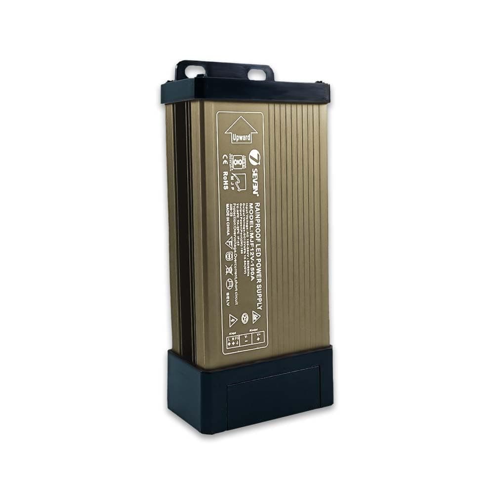7SEVEN SMPS 12v Power Supply 150w Weather Proof Rainproof Suitable for LeD Signage, Strip Light, Decorate Lite, Surveillance CCTV Camera & Industrial ...