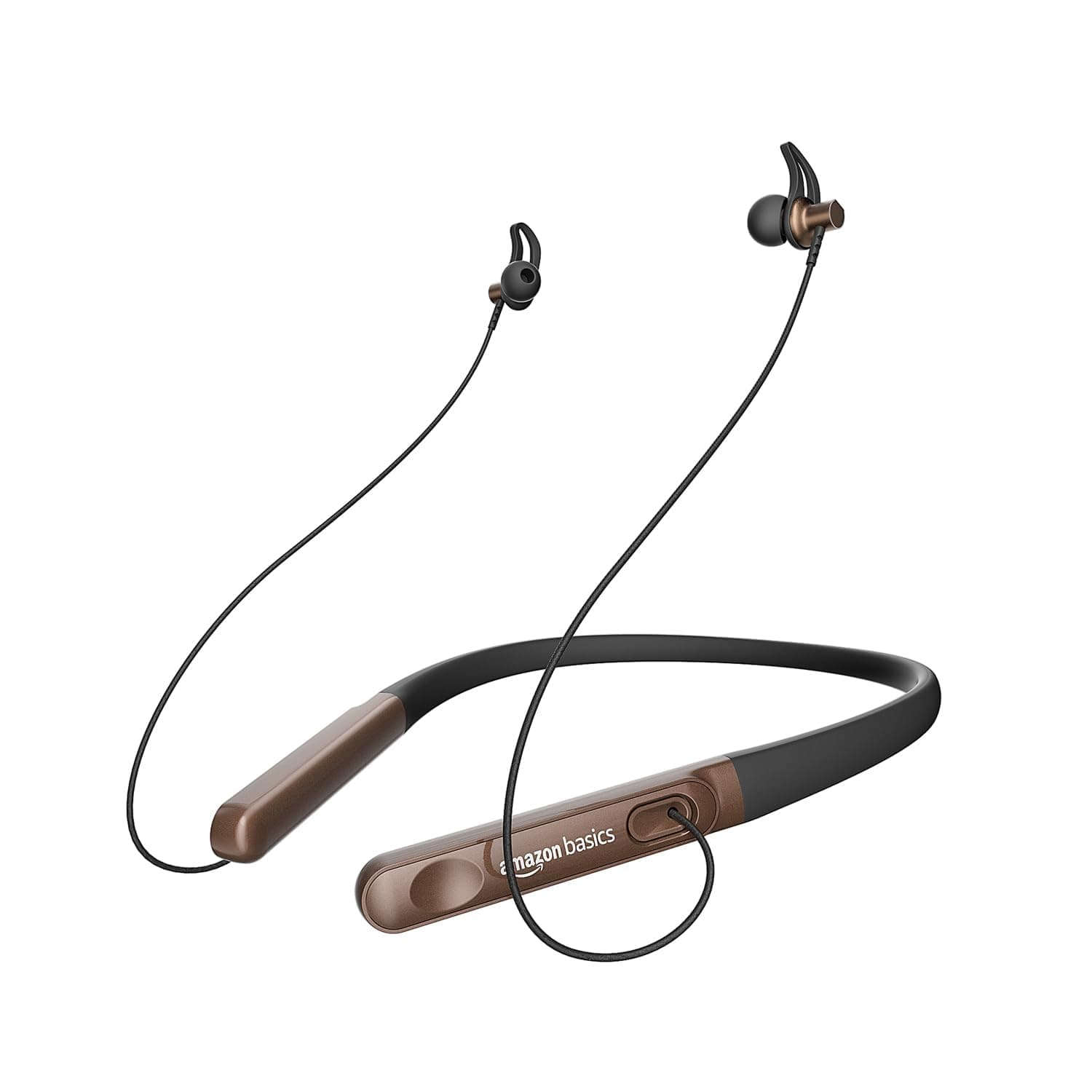 amazon basics in-Ear Wireless Neckband with Mic, Up to 18 Hours Play Time, Bluetooth 5.1, Voice Assistance, Noise Cancellation, IPX4 Water-Resistance,...