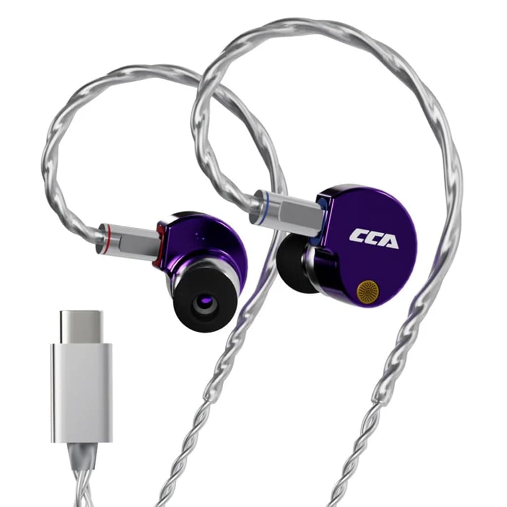 CCA Concept Kart Phoenix Dual Magnet Dynamic Driver IEMs, 10mm LCP Diaphragm, Harman-Tuned, Silver-Plated Detachable Cable, Wired in-Ear Monitors for ...