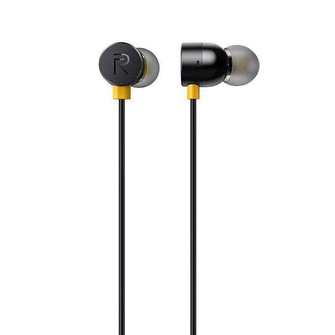 realme RMA101 Wired in Ear Earphones with Mic (Black) In-Ear