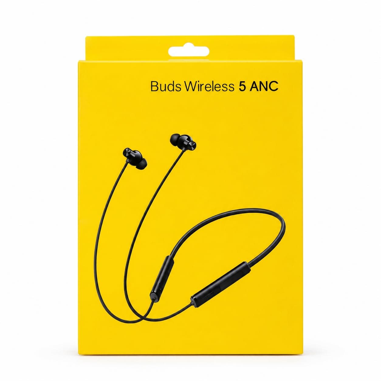 Buds Wireless 5 ANC Neckband Bluetooth Earphones | Active Noise Cancellation, Neckband Design, Built-in Mic, Magnetic Earb...