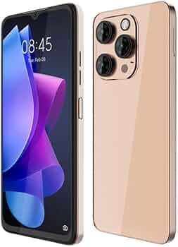 IKALL Z19 Smartphone with 6.5'' HD+ Display, Android 12 (Powerful Performance), 4GB Ram, 64GB Storage, 5000 mAh Battery (Latte Gold)