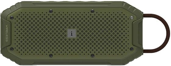 iBall Musi Rock 16 Watt Truly Wireless Bluetooth Portable Outdoor Speaker (Dark Green)