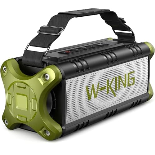 Bluetooth Speakers Wireless, 90W Max 50W RMS Portable Speaker Bluetooth Wireless 40H Playtimes, 2EQ, Stereo Pairing, Power Bank, Built-in Mic, Carry S...