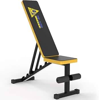 ABB INITIO GYM (3 In 1) Heavy Duty Adjustable Incline Decline & Flat Workout Bench for Home, Gym, Strength Training, Abdominal and Full Body Workout 5...