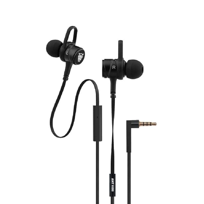Ant Audio Wave 506 Wired in Ear Headset with Mic - Black In-Ear