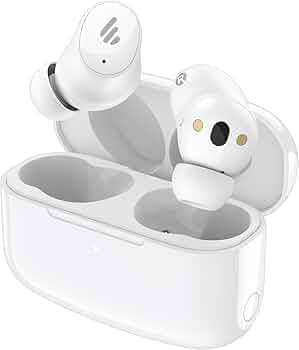 Edifier TWS1 Pro 2 Active Noise Cancellation Earbuds-42dB Depth ANCAI-Enhanced Calls with 4 Mics, in-Ear Detection, Fast Charging, Game Mode, Custom E...