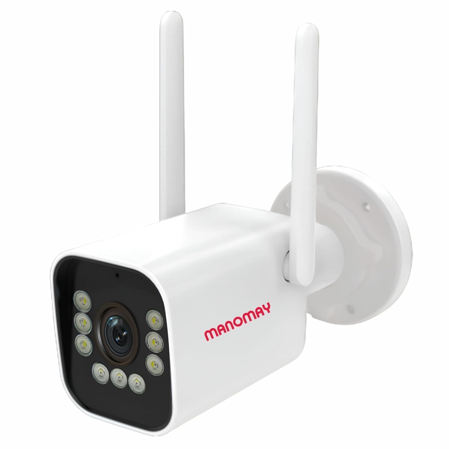 MANOMAY 3mp 1296p HD All Time Color 4G Sim Based Bullet CCTV Security Camera for Home, Shop, Office, Farm, and Construction Site | IP66 Waterproof Rat...