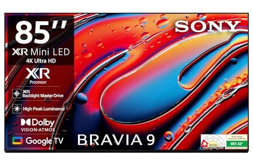 Sony BRAVIA 9 Series 215 cm (85 inches) 4K Ultra HD AI Smart Mini LED Google TV K-85XR90 (Black)