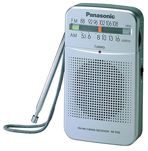 Panasonic FM Radio Speaker Pocket Player, AM FM Dual Band Receiver.