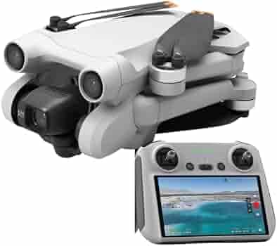 DJI Mini 3 Pro (DJI RC) – Lightweight and Foldable Camera Drone with 4K/60fps Video, 48MP Photo, 34-min Flight Time, Tri-Directional Obstacle Sensing, Ideal for Aerial Photography and Social Media