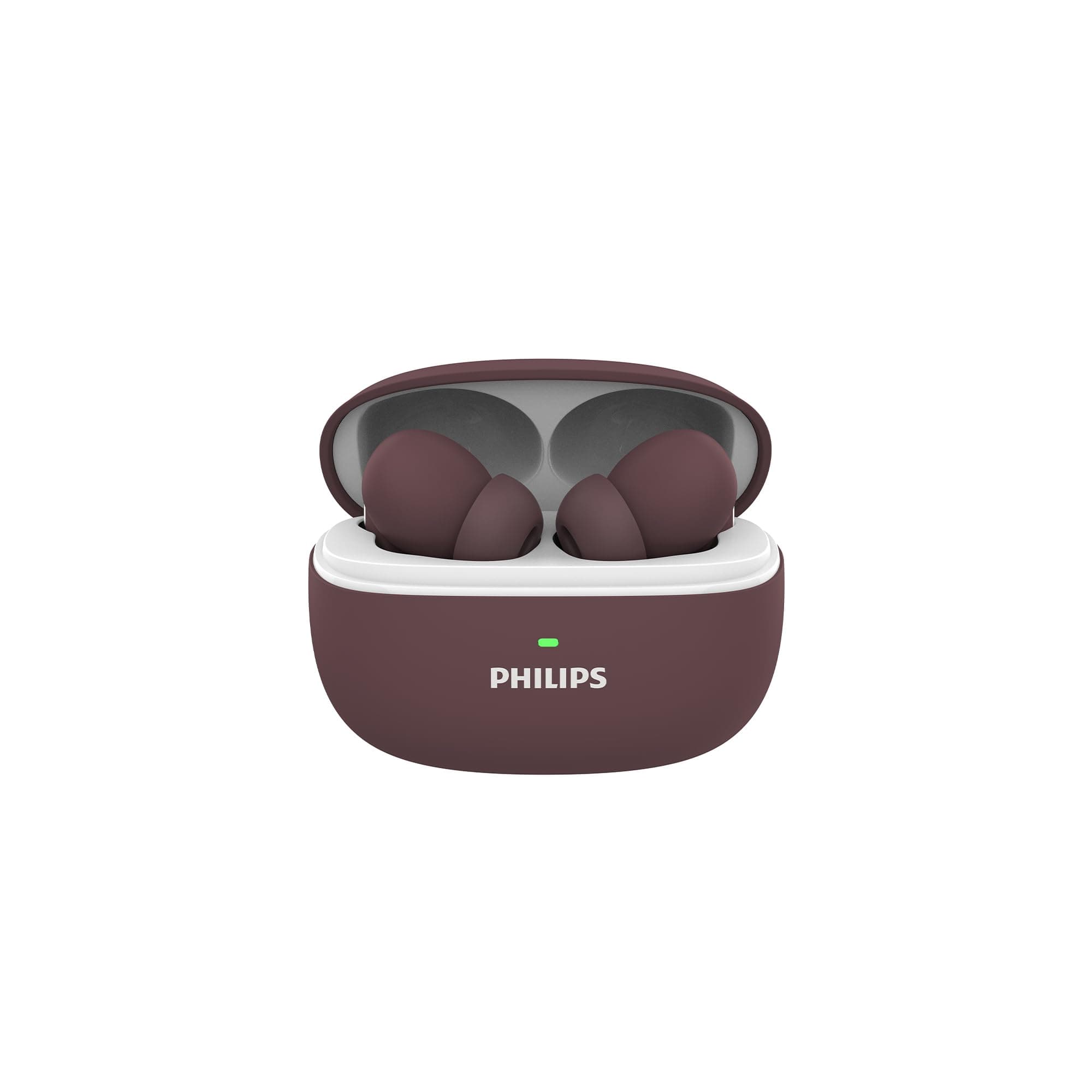 PHILIPS TAT1150RD/94 Premium Wireless Earbuds with ANC,Quad Mic ENC,Up to 55 Hr Playtime,13mm Neodymium Drivers,Multipoint, ergonomically Designed,IPX...