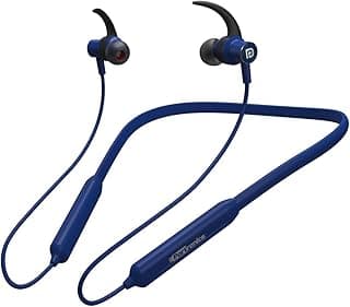 Portronics Harmonics 216 HD POR-1186 Stereo Wireless Bluetooth 5.0 Sports Headset with High Bass (Blue)