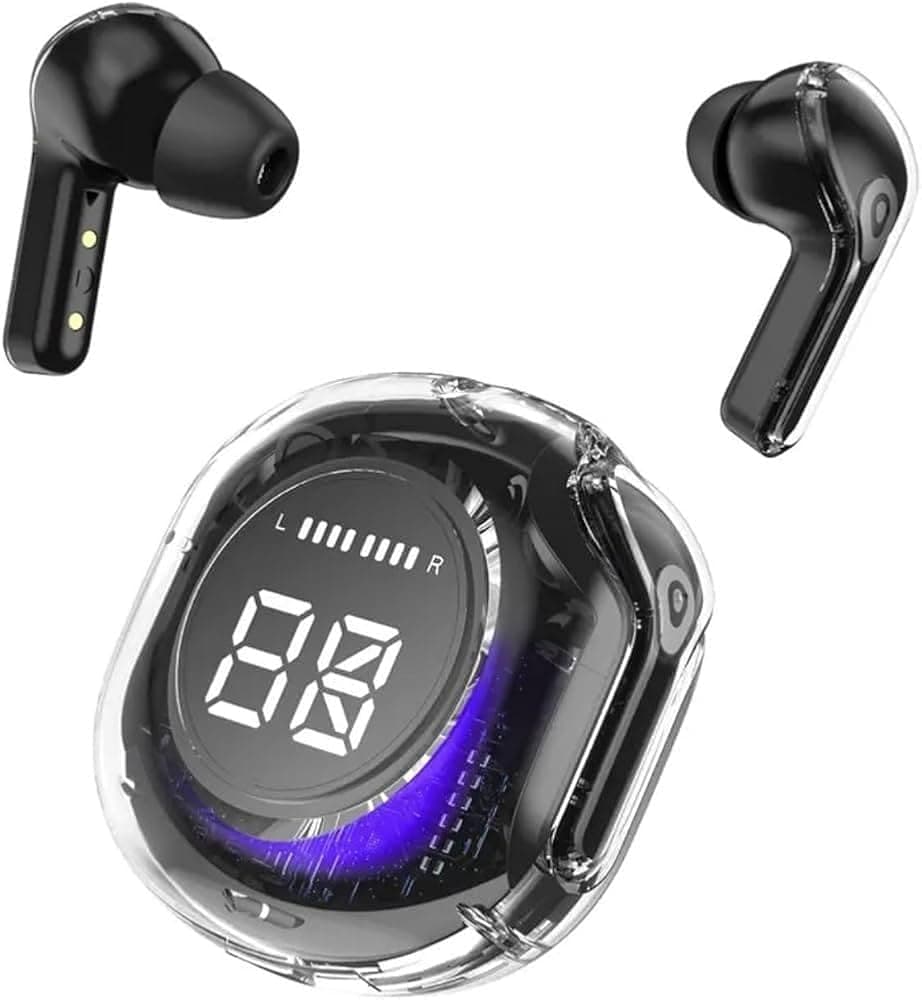 Ultrapod Pro Bluetooth Earbuds | TWS True Wireless | HD Display | Bluetooth 5.3 | Touch Control | Long Battery Life | Noise Reduction | IPX7 Waterproo...