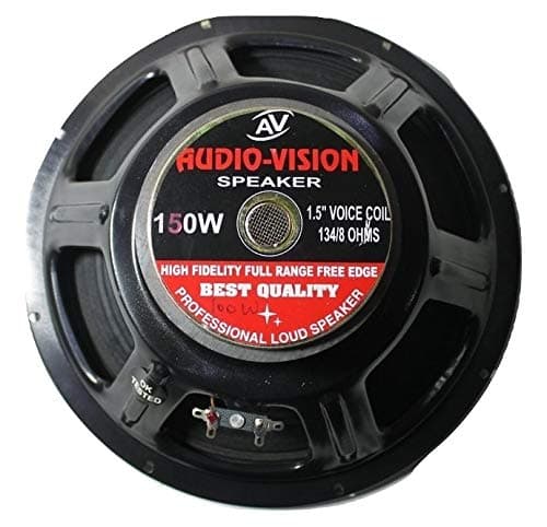 Audio Vision 12 inch Professional Speaker/Sound Box/Dj Speaker/Black/150w