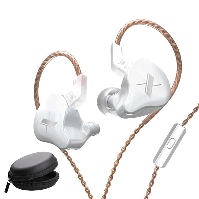 CONCEPT KART KZ EDX Wired In Ear Earphones with Mic (White)