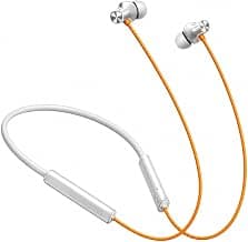 Bluetooth Neckband Compatible With Realme 5 ANC, Enhanced Stereo Bass, Noise Reduction Calling, Magnetic buds, Stable Blue...