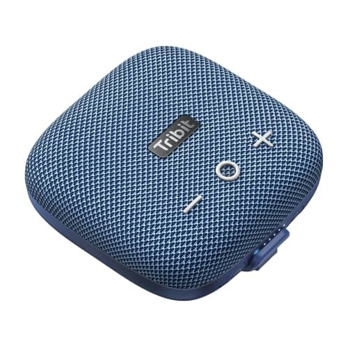Tribit StormBox Micro 2 Portable Speaker: 90dB Loud Sound Deep Bass IP67 Waterproof Small Speaker Built-in Strap, 12H Playtime Long Battery Powerbank ...
