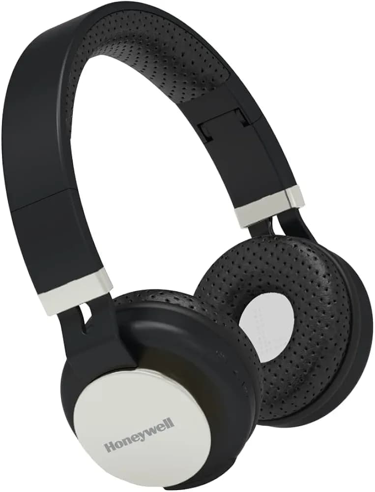 Honeywell Suono P10 Bluetooth V5.0 Wireless On Ear Headphone with mic, Upto 10H Playtime, 40mm Drivers, Padded Ear Cushions, Integrated Controls, Deep Bass, IPX4, 3.5mm AUX, Voice Assistant Enabled