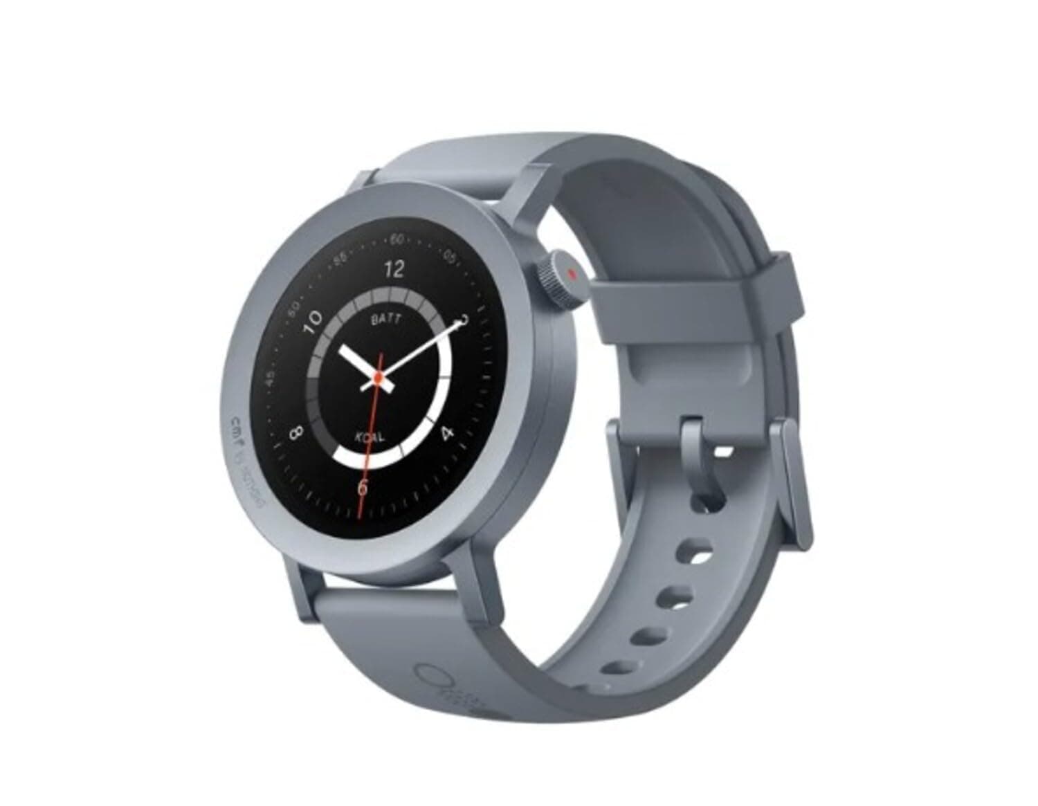 CMF by Nothing Watch Pro, 1.96 AMOLED Display, BT Calling with AI Noise Reduction, GPS Smartwatch (Ash Grey)
