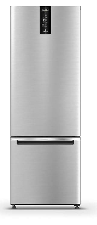 Whirlpool 355 L 3 Star Frost Free Double Door Refrigerator (IF PRO BM INV 370 ELT+, Omega Steel, Bottom Freezer) Refrigerators