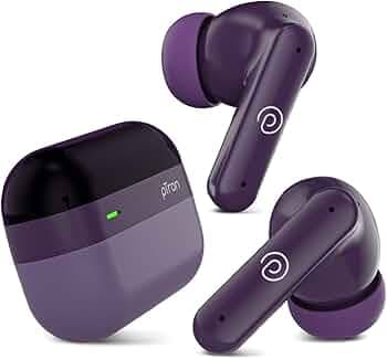 pTron Newly Launched Zenbuds 1 ANC Earbuds, 28dB Active Noise Cancellation TWS, Quad Mic TruTalk ENC Calls, 60Hrs Playtime, 45ms Game/Movie Mode & in-...