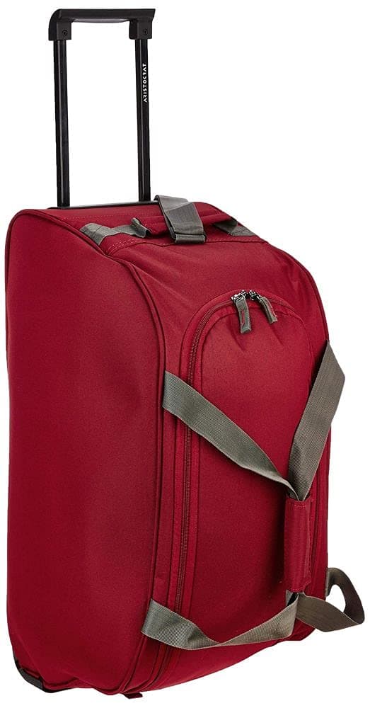 Polyester 63 cms Red Travel Duffle (Rookie)