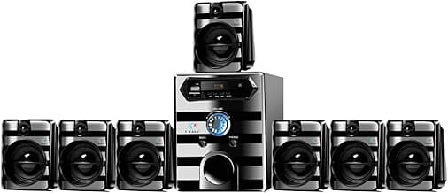I KALL IK8888 Home Theater 7.1 Channel Bluetooth Speaker System (Black)