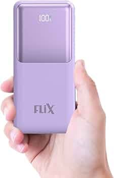FLiX (Beetel) UltraCharge P125 20000mAh 22.5W QC Power Delivery PPS Power Bank, Tripple Output, Dual Input Type C & B, Percentage LED Indicator, Compa...