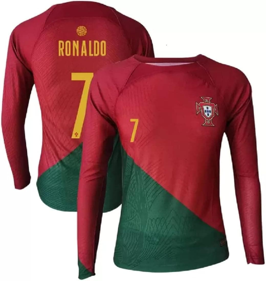 Cristiano Ronaldo 7 Fullsleeve Football Team Jersey 2023-2024 Boys & Men