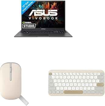 ASUS Creator Series Vivobook 16X (2023), Intel Core i5-13500H 13th Gen, 16" (40.64 cm) FHD+, Laptop + (16GB/512GB/4GB RTX 3050) K3605VC-MBN541WS + MD1...