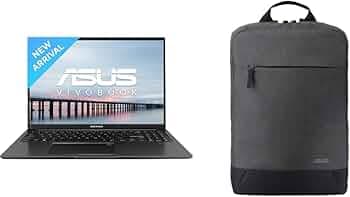 ASUS Vivobook 16, IntelCore i3-1215U 12th Gen, 16"" (40.64 cm) FHD+, (16 GB RAM/512GB SSD), X1605ZAB-MB342WS BP1504 Laptop Bag (Grey)