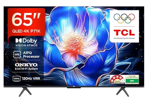 TCL 165 cm (65 inches) 4K Ultra HD Smart QLED Google TV 65P71K