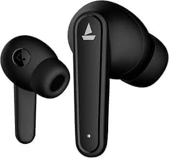 (Refurbished) boAt Airdopes 115 in Ear Earbuds(Active Black)