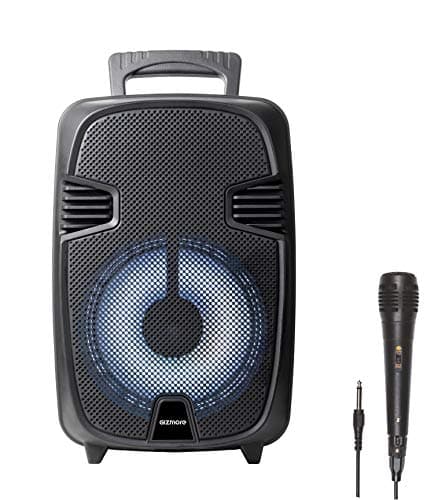 GIZMORE GIZ WHEELZ T1000 Pro Portable Bluetooth Party Speaker 1000 WT P.M.P.O with Direct USB & SD Card Slot for MP3. Perfect Karaoke Buddy & Trolley Play Back time Up-to 4 Hours with Mic Input.