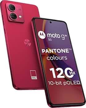 Motorola G84 5G (Viva Magenta, 12GB RAM, 256GB Storage)