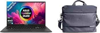 ASUS Vivobook S15 OLED 2022, 15.6" 39.62 cm FHD OLED, Intel Core EVO i5-12500H 12th Gen, (16GB RAM/512GB SSD), K3502ZA-L502WS EOS 2 Messenger Bag (Bla...