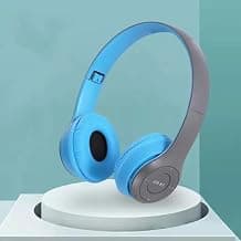 MOBIXONE Latest Wireless Bluetooth Over-Ear Headphones with Mic, SD Card Slot, Foldable Stereo Headset, FM Radio, AUX Inpu...