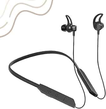 Boat BT Max Bluetooth 5.0 Neckband, IPX-6 Rated, Up to 42 Hours Playtime, Magnetic in Ear Earbuds, Voice Assistant, Dual Pairing (Black)