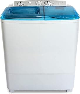 Croma 6.5 kg Semi Automatic Top Load Washing Machine (CRAW2221, White)
