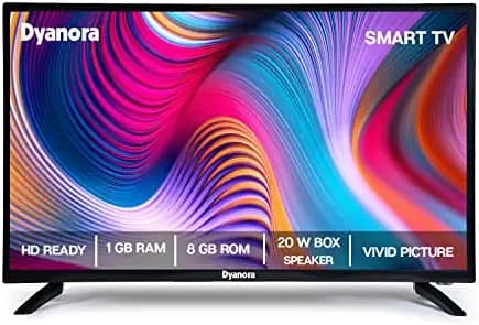 Dyanora 80 cm (32 Inches) HD Ready Smart LED TV DY-LD32H0S (Black) (2021 Model)
