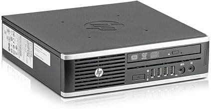 (Renewed) HP Tiny PC - Intel Core i5 16GB RAM 1TB HDD + 128GB SSD Windows 11 MS Office Built in WiFi + Bluetooth