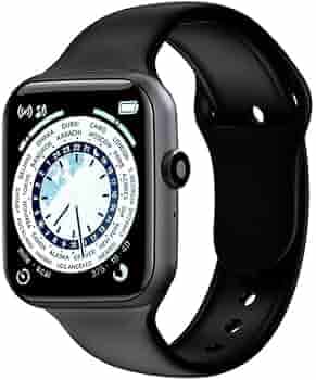 Moojlo T500plusPro Bluetooth Calling Smart Watch 7 with Full Display, 200+ Cloud Watch Face, 70 Sports Mode, Music & Camera Control for Man&Woman(Black)