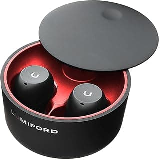 Lumiford Max T90 True Wireless in-Ear Earbuds with Mic for Crystal Clear Call, Bluetooth v5.0, 24 Hrs Playtime