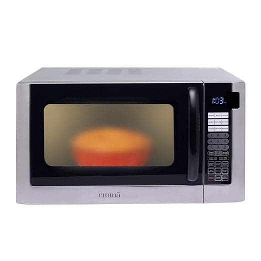 Croma 30 Litres Convection Microwave Oven with 200 Auto Cook Menus (CRAM0192, Black)
